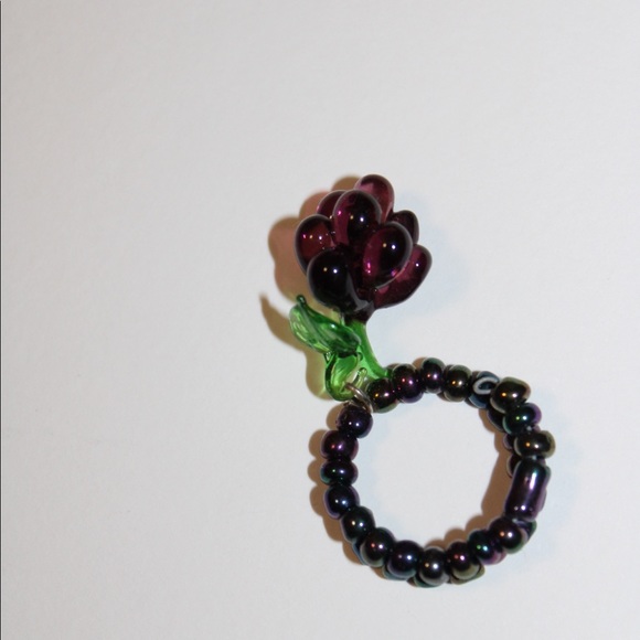 ๐3/20$5/25๐SET VINTAGE BLOWN GLASS FRUIT WINE GLASS CHARM - Picture 10 of 16